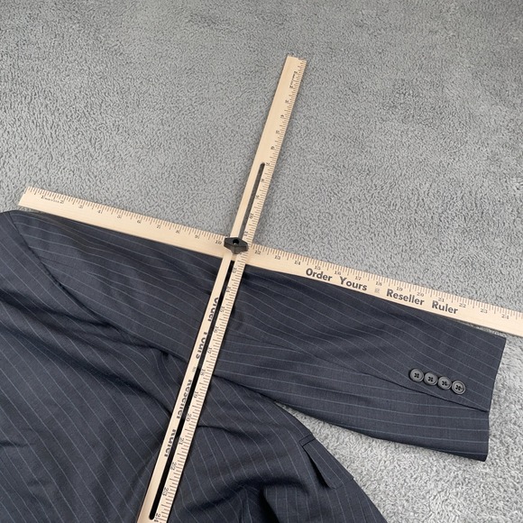 Brooks Brothers Blazer Mens 40R Madison Fit 346 Pinstripe Wool Jacket Classic - Picture 13 of 15